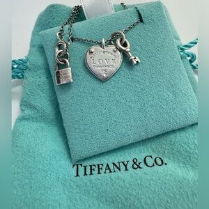 Tiffany & Co “Love Heart Tag Key Pendant” Necklace